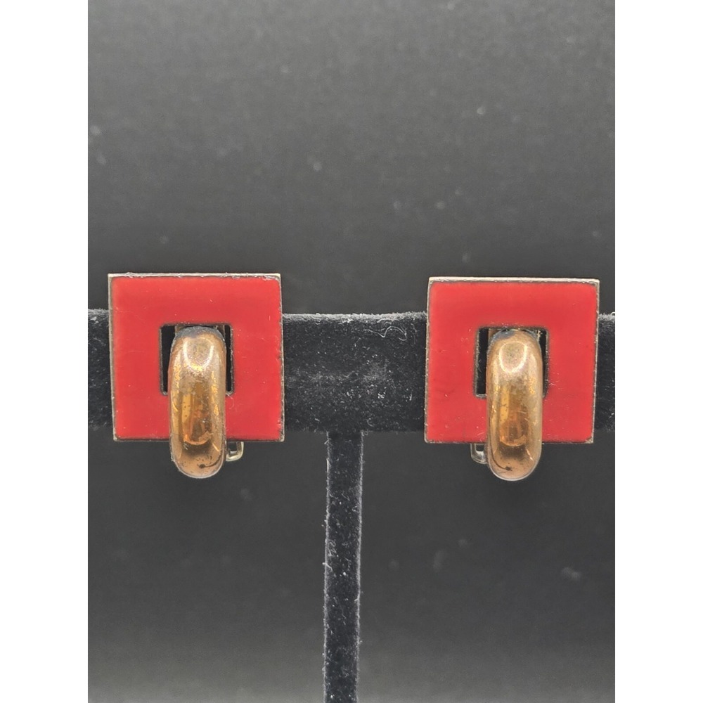 vintage‎ 1960s clip on earrings